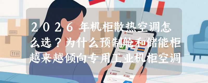 2026年机柜散热空调怎么选？为什么预制舱和储能柜越来越倾向专用工业机柜空调？