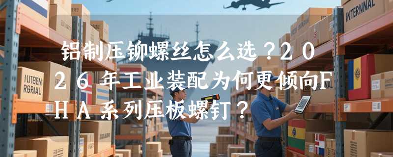 铝制压铆螺丝怎么选？2026年工业装配为何更倾向FHA系列压板螺钉？