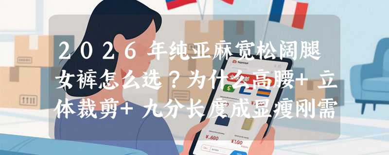 2026年纯亚麻宽松阔腿女裤怎么选？为什么高腰+立体裁剪+九分长度成显瘦刚需？
