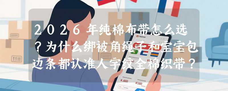 2026年纯棉布带怎么选？为什么绑被角绳子和宝宝包边条都认准人字纹全棉织带？