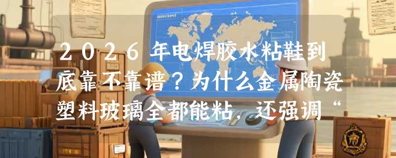 2026年电焊胶水粘鞋到底靠不靠谱？为什么金属陶瓷塑料玻璃全都能粘，还强调“油性通用”？