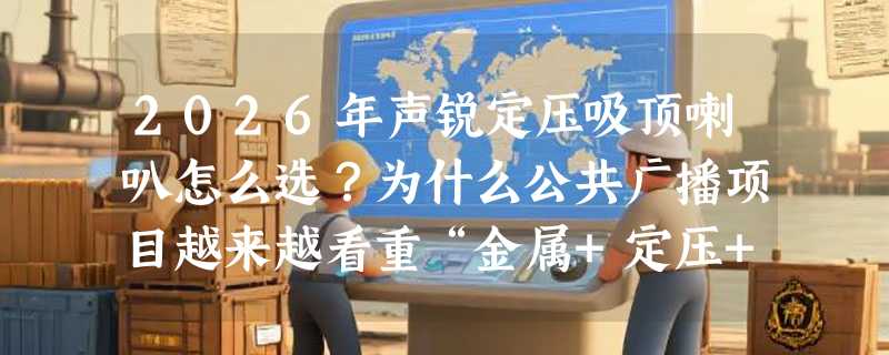 2026年声锐定压吸顶喇叭怎么选？为什么公共广播项目越来越看重“金属+定压+天花”三重组合？
