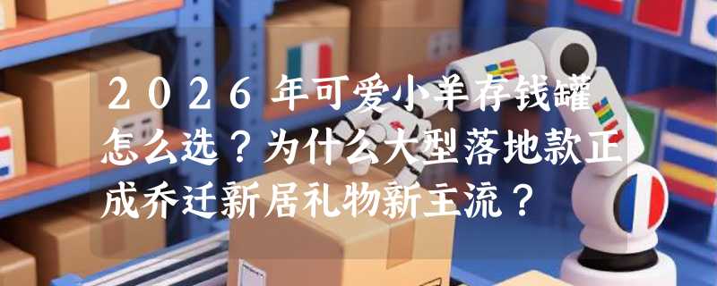 2026年可爱小羊存钱罐怎么选？为什么大型落地款正成乔迁新居礼物新主流？