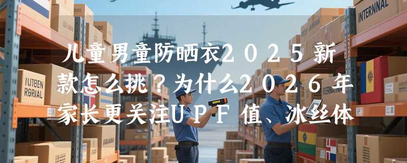 儿童男童防晒衣2025新款怎么挑？为什么2026年家长更关注UPF值、冰丝体感和哪咤/奥特曼这类安全印花设计？