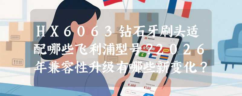 HX6063钻石牙刷头适配哪些飞利浦型号？2026年兼容性升级有哪些新变化？