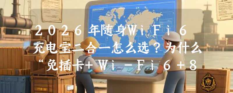 2026年随身WiFi6充电宝二合一怎么选？为什么“免插卡+Wi-Fi6+8000mAh”正成出行刚需？
