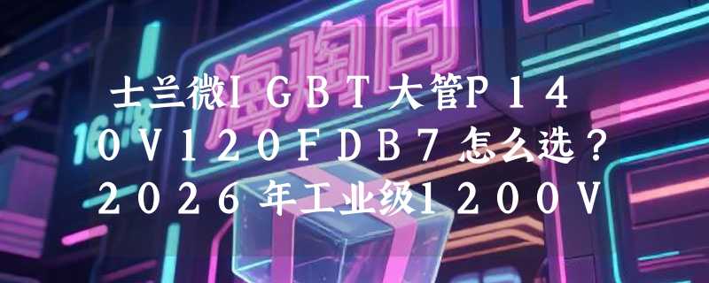 士兰微IGBT大管P140V120FDB7怎么选？2026年工业级1200V大电流模块关注哪些硬指标？