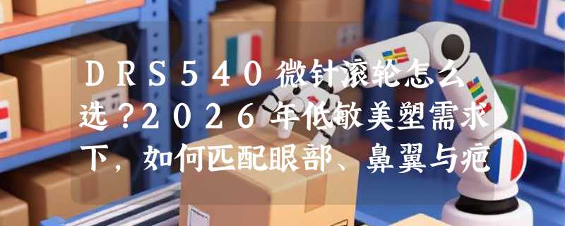 DRS540微针滚轮怎么选？2026年低敏美塑需求下，如何匹配眼部、鼻翼与疤痕修复的精准针深？