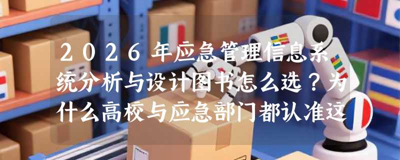 2026年应急管理信息系统分析与设计图书怎么选？为什么高校与应急部门都认准这本新编教材？