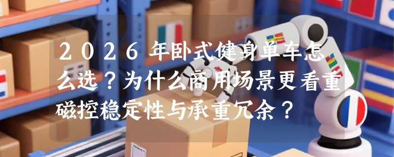 2026年卧式健身单车怎么选？为什么商用场景更看重磁控稳定性与承重冗余？