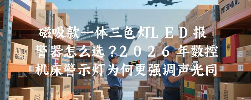 磁吸款一体三色灯LED报警器怎么选？2026年数控机床警示灯为何更强调声光同步与电压适配？