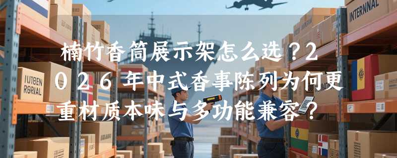 楠竹香筒展示架怎么选？2026年中式香事陈列为何更重材质本味与多功能兼容？