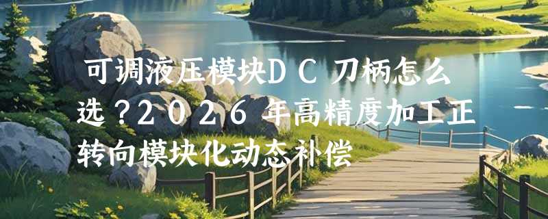 可调液压模块DC刀柄怎么选？2026年高精度加工正转向模块化动态补偿