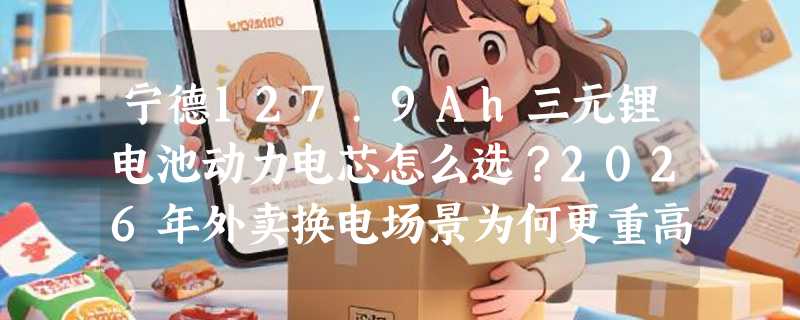 宁德127.9Ah三元锂电池动力电芯怎么选？2026年外卖换电场景为何更重高倍率与铝壳结构？