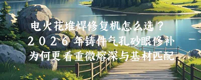 电火花堆焊修复机怎么选？2026年铸件气孔砂眼修补为何更看重微熔深与基材匹配性？