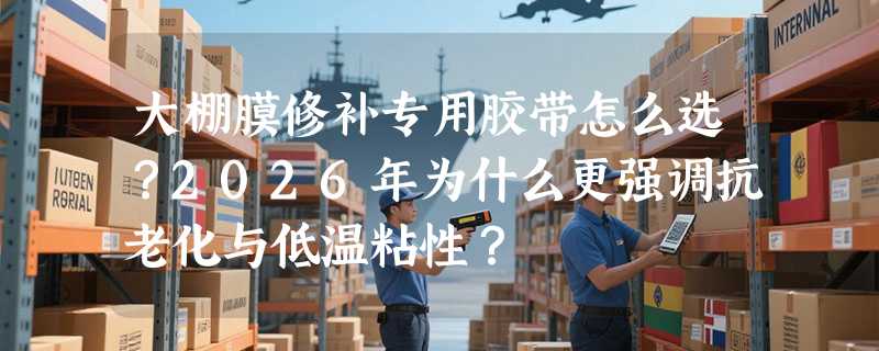 大棚膜修补专用胶带怎么选？2026年为什么更强调抗老化与低温粘性？