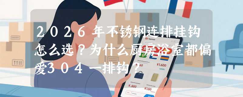 2026年不锈钢连排挂钩怎么选？为什么厨房浴室都偏爱304一排钩？