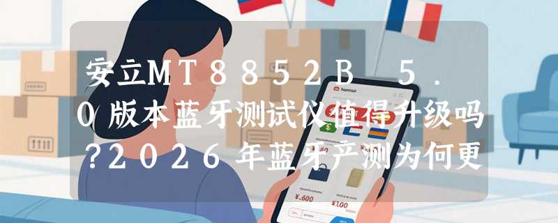 安立MT8852B 5.0版本蓝牙测试仪值得升级吗？2026年蓝牙产测为何更看重协议栈兼容性？