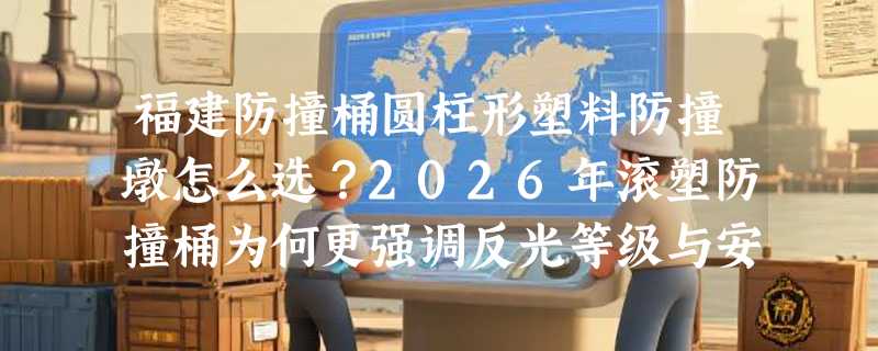 福建防撞桶圆柱形塑料防撞墩怎么选？2026年滚塑防撞桶为何更强调反光等级与安装稳定性？
