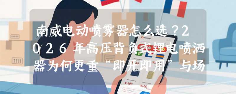 南威电动喷雾器怎么选？2026年高压背负式锂电喷洒器为何更重“即开即用”与场景适配？
