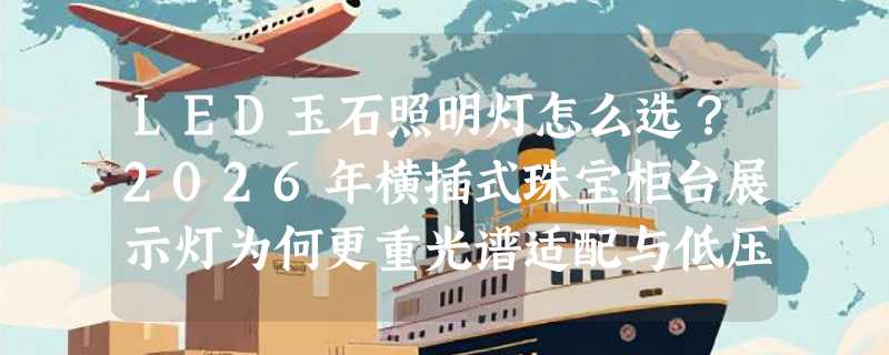LED玉石照明灯怎么选？2026年横插式珠宝柜台展示灯为何更重光谱适配与低压安全？