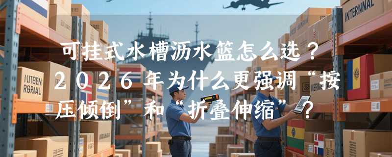 可挂式水槽沥水篮怎么选？2026年为什么更强调“按压倾倒”和“折叠伸缩”？