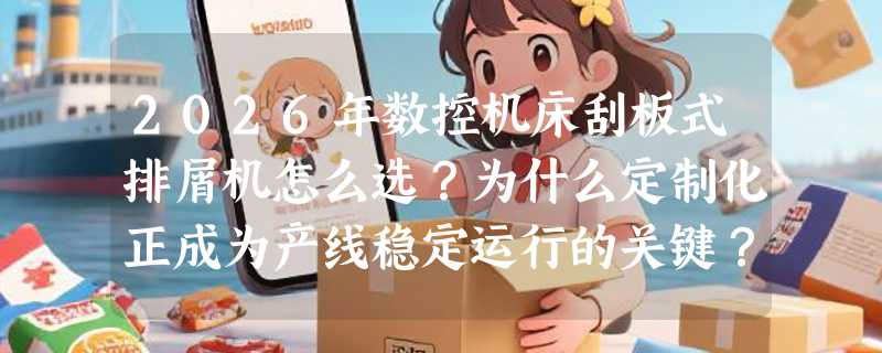 2026年数控机床刮板式排屑机怎么选？为什么定制化正成为产线稳定运行的关键？