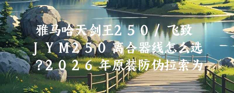 雅马哈天剑王250/飞致JYM250离合器线怎么选？2026年原装防伪拉索为何成维修刚需？