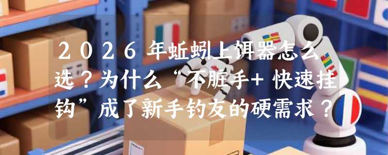 2026年蚯蚓上饵器怎么选？为什么“不脏手+快速挂钩”成了新手钓友的硬需求？