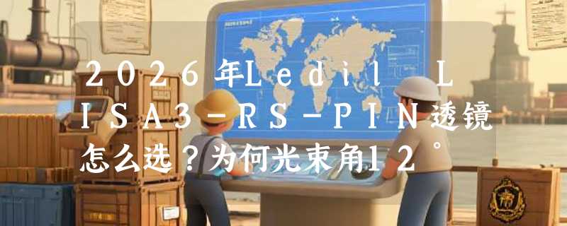 2026年Ledil LISA3-RS-PIN透镜怎么选？为何光束角12°–22°成工业照明新基准？