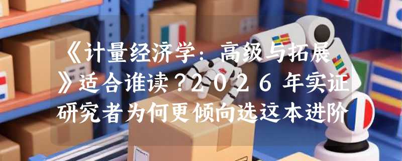 《计量经济学：高级与拓展》适合谁读？2026年实证研究者为何更倾向选这本进阶教材？