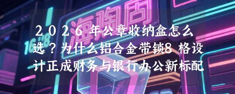 2026年公章收纳盒怎么选？为什么铝合金带锁8格设计正成财务与银行办公新标配？