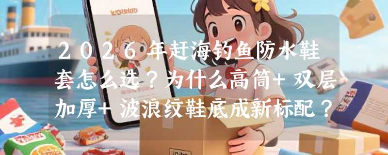 2026年赶海钓鱼防水鞋套怎么选？为什么高筒+双层加厚+波浪纹鞋底成新标配？