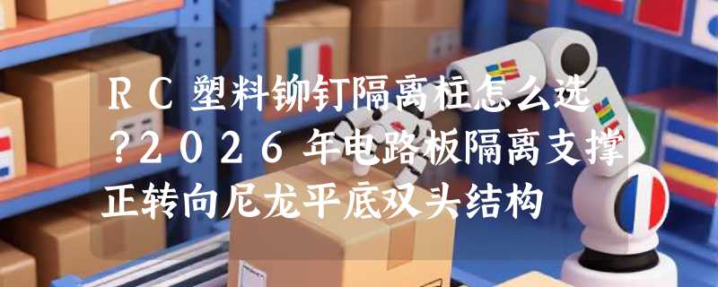 RC塑料铆钉隔离柱怎么选？2026年电路板隔离支撑正转向尼龙平底双头结构