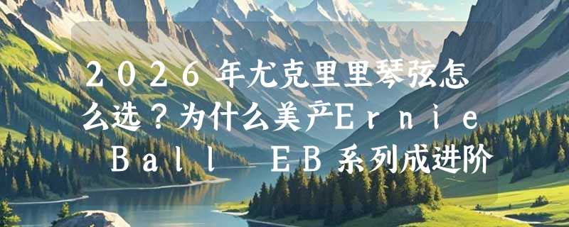 2026年尤克里里琴弦怎么选？为什么美产Ernie Ball EB系列成进阶玩家默认配置？