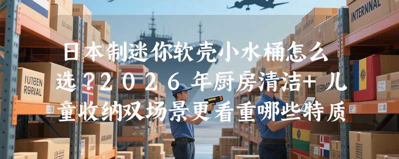 日本制迷你软壳小水桶怎么选？2026年厨房清洁+儿童收纳双场景更看重哪些特质？