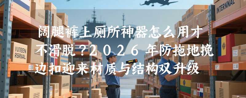 阔腿裤上厕所神器怎么用才不滑脱？2026年防拖地挽边扣迎来材质与结构双升级