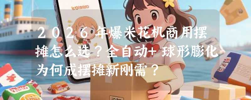 2026年爆米花机商用摆摊怎么选？全自动+球形膨化为何成摆摊新刚需？