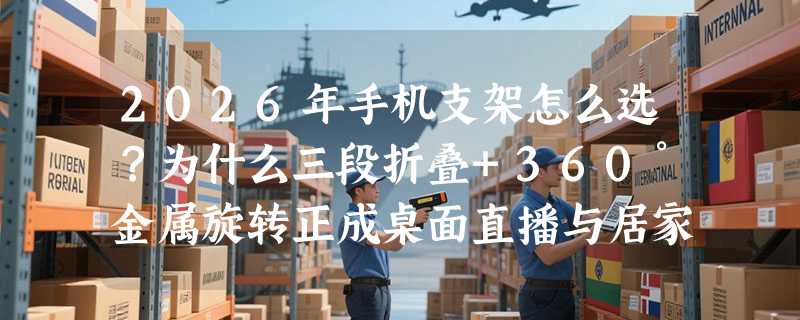 2026年手机支架怎么选？为什么三段折叠+360°金属旋转正成桌面直播与居家追剧新基准？