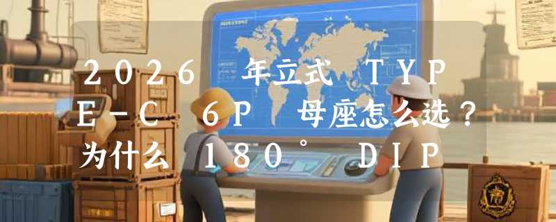 2026 年立式 TYPE-C 6P 母座怎么选？为什么 180° DIP 直插和插板式结构成新主流？