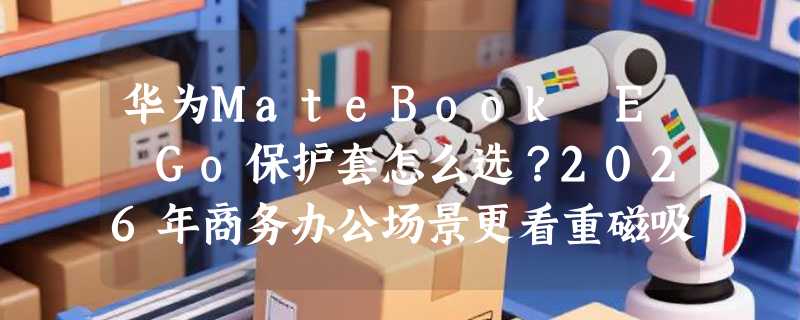 华为MateBook E Go保护套怎么选？2026年商务办公场景更看重磁吸兼容性与笔槽预留设计
