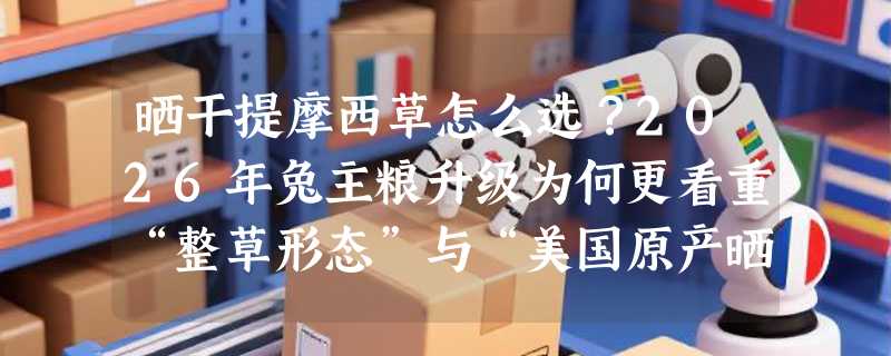 晒干提摩西草怎么选？2026年兔主粮升级为何更看重“整草形态”与“美国原产晒干工艺”？