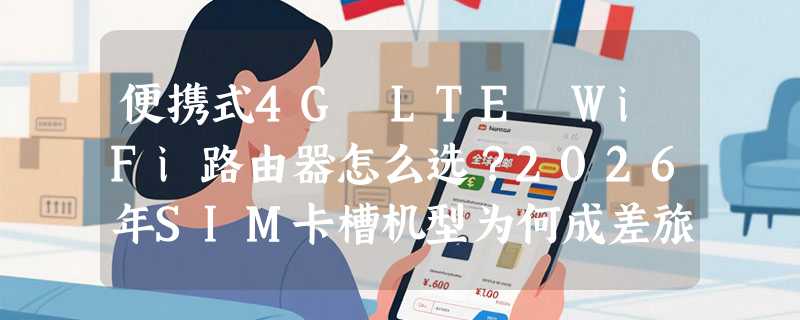 便携式4G LTE WiFi路由器怎么选？2026年SIM卡槽机型为何成差旅与应急首选？