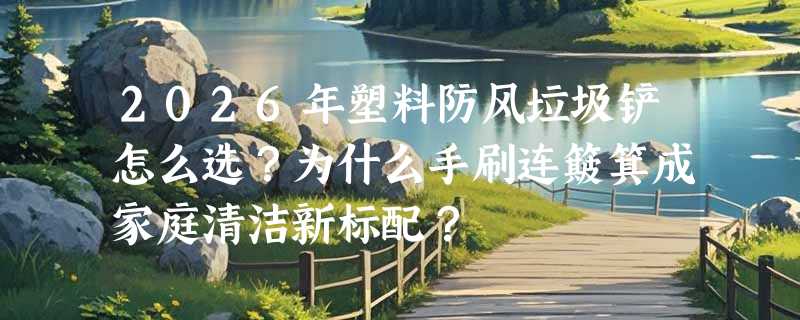 2026年塑料防风垃圾铲怎么选？为什么手刷连簸箕成家庭清洁新标配？