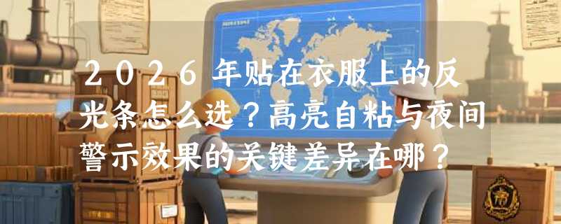 2026年贴在衣服上的反光条怎么选？高亮自粘与夜间警示效果的关键差异在哪？