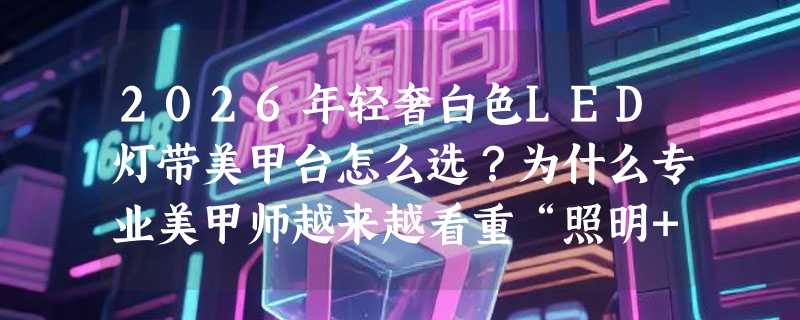 2026年轻奢白色LED灯带美甲台怎么选？为什么专业美甲师越来越看重“照明+收纳+台面结构”三合一设计？
