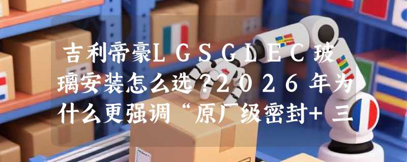 吉利帝豪LGSGLEC玻璃安装怎么选？2026年为什么更强调“原厂级密封+三角窗适配”？