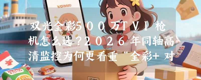 双光全彩500万TVI枪机怎么选？2026年同轴高清监控为何更看重“全彩+对讲+拾音”三位一体？