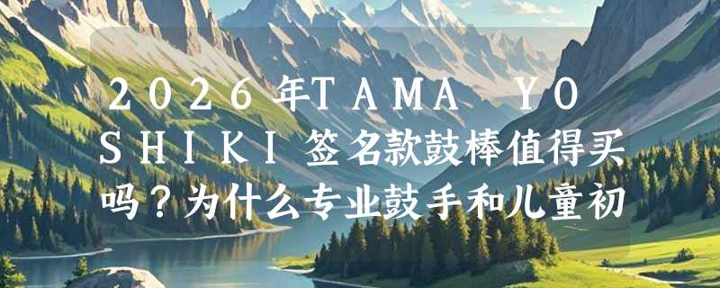 2026年TAMA YOSHIKI签名款鼓棒值得买吗？为什么专业鼓手和儿童初学都盯上这款原木防滑哑光设计？