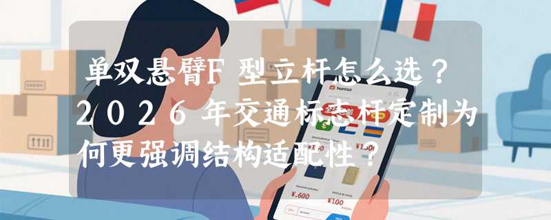 单双悬臂F型立杆怎么选？2026年交通标志杆定制为何更强调结构适配性？